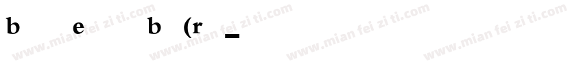 Bembo Expert BQ (Rom字体转换